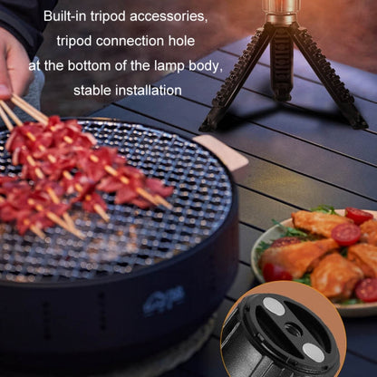 3 in 1 LED Mosquito Repellent Camping Light Magnetic Outdoor Tent Light(W8122 Black) by buy2fix