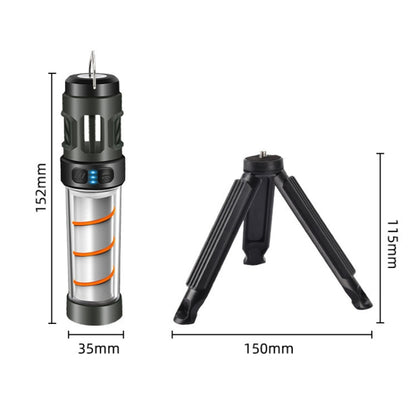 3 In 1 LED Mosquito Repellent Camping Light Magnetic Outdoor Tent Light(AH06) by buy2fix