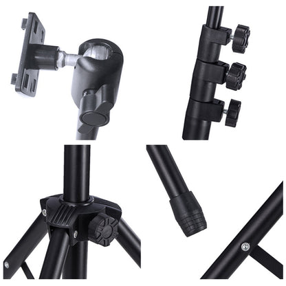 1.6m Adjustable Tablet Stand Floor-Standing Retractable Mobile Phone Tripod, Model: 316(With Cloth Bag+Sheep Head Phone Clamp) - Lazy Bracket by buy2fix | Online Shopping UK | buy2fix