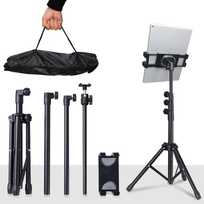 1.6m Adjustable Tablet Stand Floor-Standing Retractable Mobile Phone Tripod, Model: 316(With Cloth Bag) - Lazy Bracket by buy2fix | Online Shopping UK | buy2fix