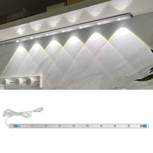 220V CN Plug Motion Sensor Wardrobe Cabinet Lamp LED Light Bar, Spec: White 70cm - Sensor LED Lights by buy2fix | Online Shopping UK | buy2fix