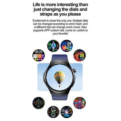 TK25 1.39-inch IP67 Waterproof Sports Health Monitoring Smart Bluetooth Calling Watch(Black Silicone) by buy2fix