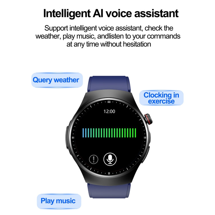 TK25 1.39-inch IP67 Waterproof Sports Health Monitoring Smart Bluetooth Calling Watch(Black Silicone) by buy2fix