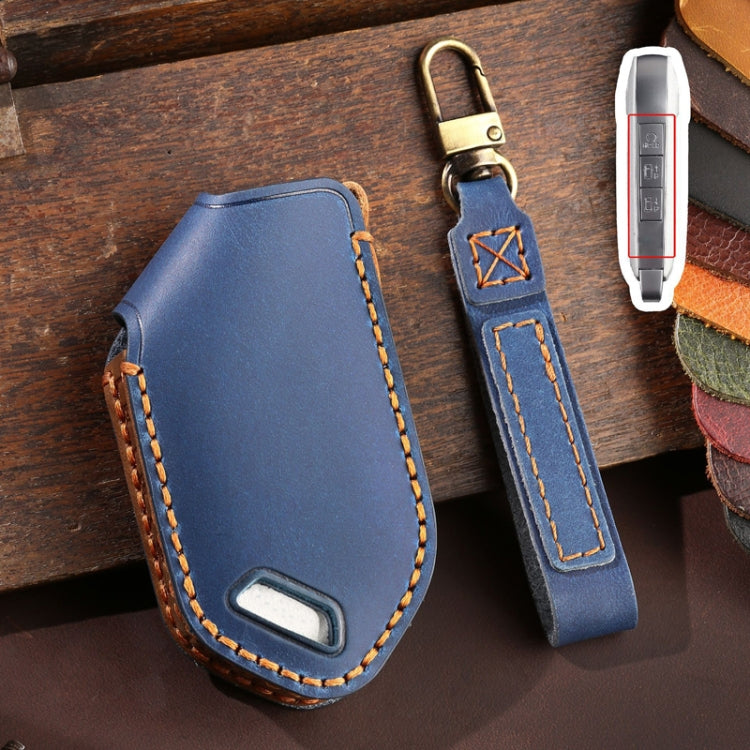 For Kia 2024 Hallmo Car Key Protective Cover, Color: 7 Keys Blue by Hallmo