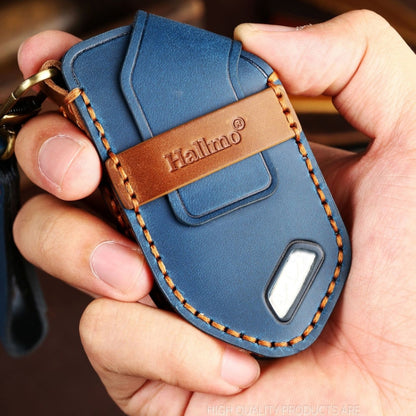 For Kia 2024 Hallmo Car Key Protective Cover, Color: 7 Keys Blue by Hallmo