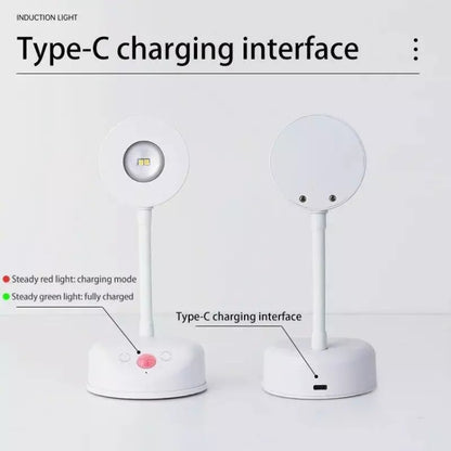 Rechargeable LED Motion Sensor Wireless Spotlight With Remote Control 1200mAH Black - Sensor LED Lights by buy2fix | Online Shopping UK | buy2fix