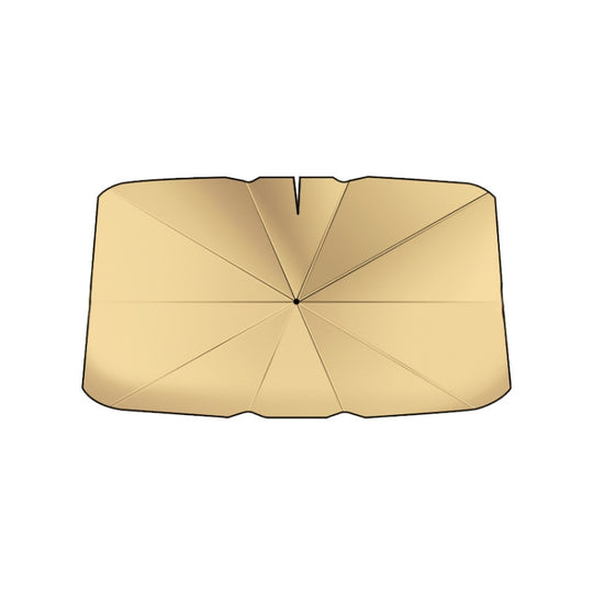 Car Windshield Titanium Sun Protection Heat Insulation Parasol(Large Gold 9957)