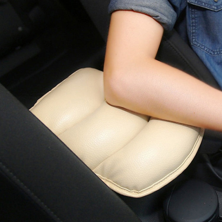 Car Armrest Heightening Pad PU Leather Interior(Random Color Delivery) by buy2fix