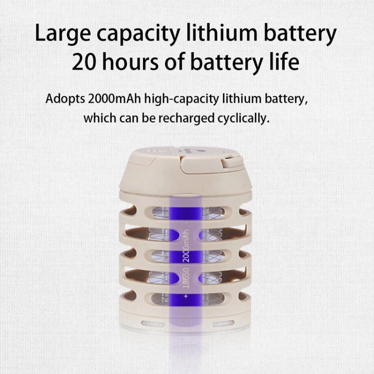 Naturehike Lighting Mosquito Killer Outdoor Camping Waterproof Mosquito Repellent Lamp(Khaki) - Repellents by Naturehike | Online Shopping UK | buy2fix