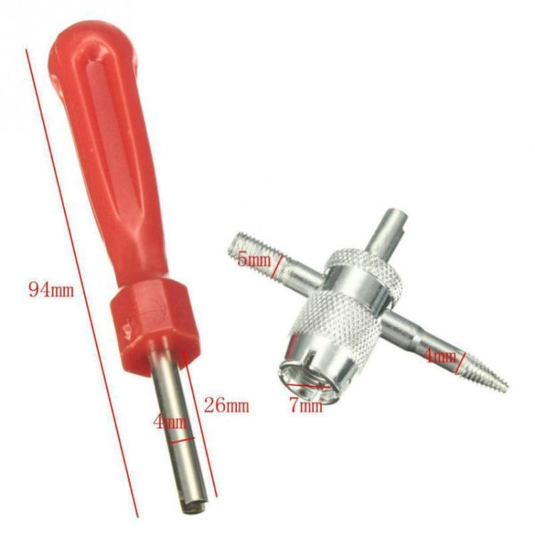 3pcs /Set Tire Valve Installation Repair Removal Wrench Tools(Green) by buy2fix