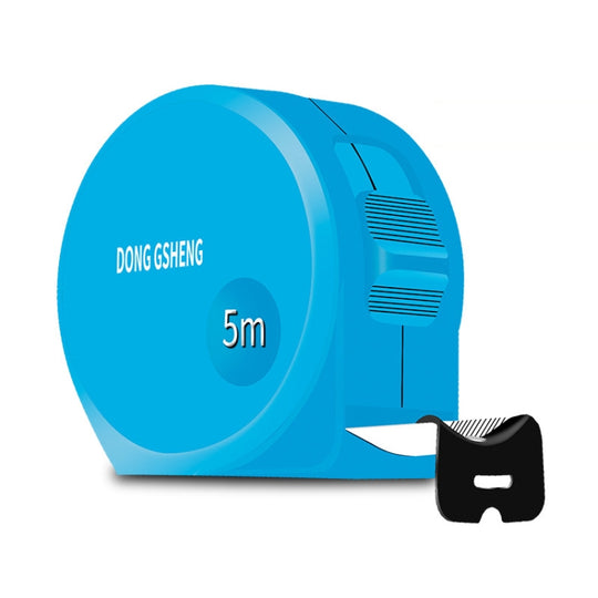 DONG GSHENG High Precision Home Use Steel Utility Scale Thickened Measuring Tape, Model: Blue Shell White Frosted 5m x 19mm