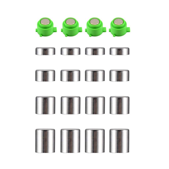 For PS4 20pcs /Set Gamepad Metal Buttons Mushroom Head Magnetic Base Cross Keys Accessory Set