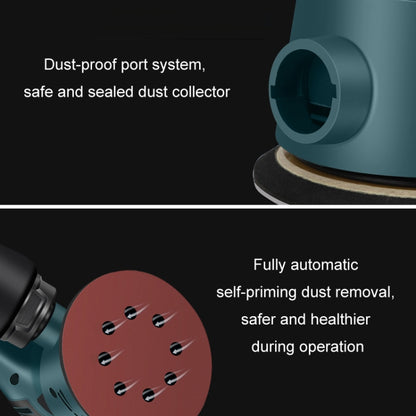 8pcs /Set US Plug MOYI Small Polishing Sandpaper Machine Woodworking Electric Disc Sander - Abrasive Tools & Accessories by MOYI | Online Shopping UK | buy2fix