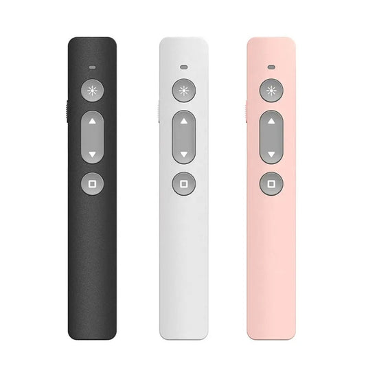 B1 Multimedia Infrared Laser Pointer Teaching Business Wireless PPT Page Turning Pen(Black) by buy2fix