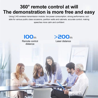 B1 Multimedia Infrared Laser Pointer Teaching Business Wireless PPT Page Turning Pen(Pink) by buy2fix