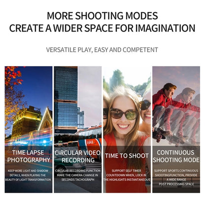 SC002 4K/60FPS IP68 Waterproof WiFi HD Mini Outdoor Sports Diving Camera, Color: Black+64G by buy2fix