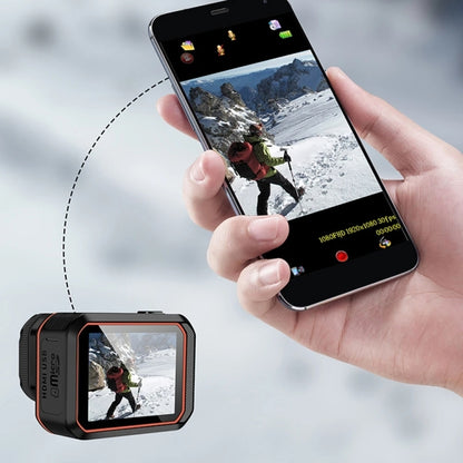 SC002 4K/60FPS IP68 Waterproof WiFi HD Mini Outdoor Sports Diving Camera, Color: Black+64G by buy2fix