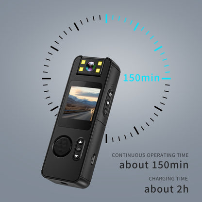 High-Definition Night Vision Portable Outdoor Sports Recorder Camera(CS11) by buy2fix