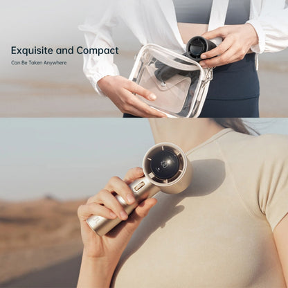 JisuLife FA53 Pro 1 High-speed Powerful Cooling Handheld Small Fan Mini Portable USB Rechargeable Desktop Fan(Dark Gray) by Jisulife