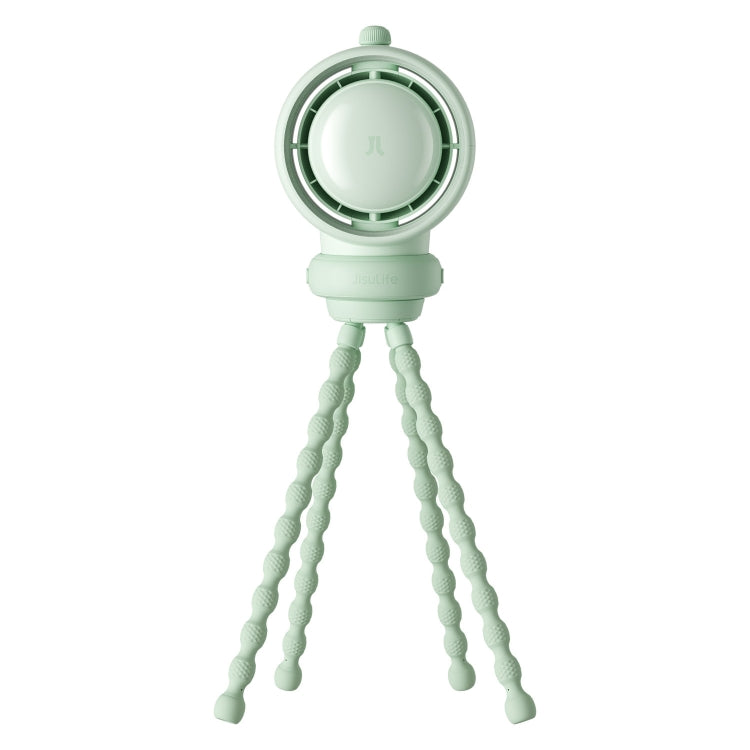 JisuLife Stroller Fan Life2S High Speed Energy Saving Stroller Mini Fan Octopus Bladeless Swingable Head Air Purifying Fan(Mint Green) by Jisulife