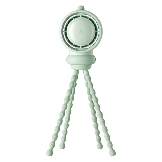 JisuLife Stroller Fan Life2S High Speed Energy Saving Stroller Mini Fan Octopus Bladeless Swingable Head Air Purifying Fan(Mint Green)