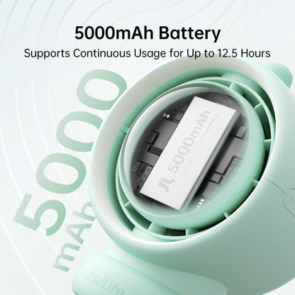 JisuLife Stroller Fan Life2S High Speed Energy Saving Stroller Mini Fan Octopus Bladeless Swingable Head Air Purifying Fan(Mint Green) by Jisulife