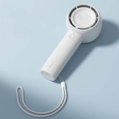 JisuLife FA42 Handheld Portable Small Rechargeable Turbo Fan, Color: White 2000mAh by Jisulife