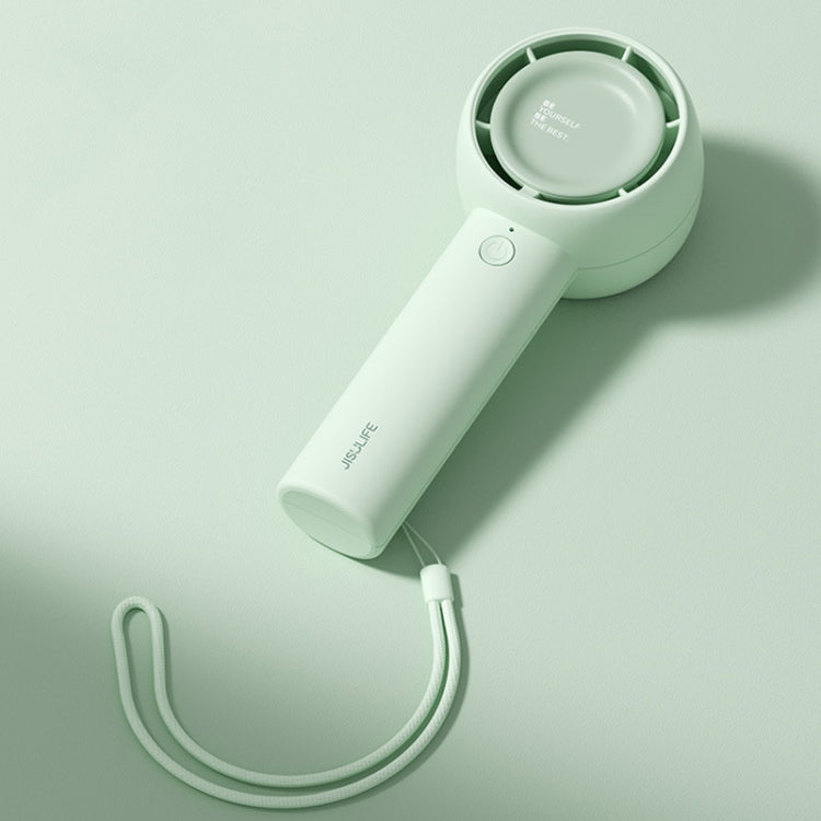 JisuLife FA42 Handheld Portable Small Rechargeable Turbo Fan, Color: Mint Green 2000mAh by Jisulife