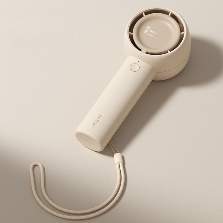 JisuLife FA42 Handheld Portable Small Rechargeable Turbo Fan, Color: Brown 4500mAh by Jisulife