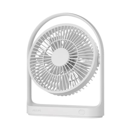 JisuLife FA19 4000mAh Wireless Rechargeable Desktop Mini Fan Silent Portable Fan(White) by Jisulife
