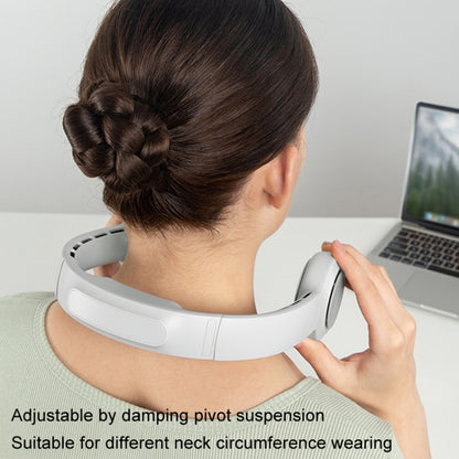 JisuLife FA31 USB Rechargeable Hanging Neck Mini Fan Bladeless Cooling Outdoor High Wind Power Electric Fan(Mint Green) by Jisulife