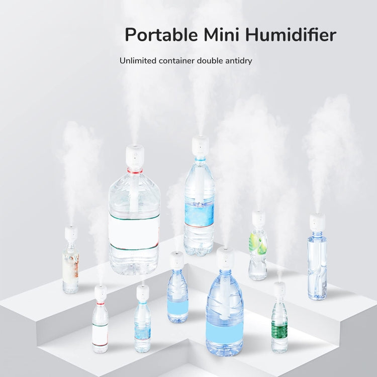 JisuLife JB07 Wireless High Mist Portable Humidifier, No Water Tank, Color: White 2200mAh by JisuLife