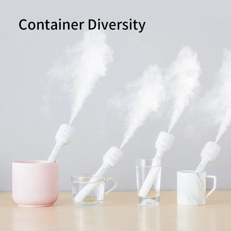 JisuLife JB07 Wireless High Mist Portable Humidifier, No Water Tank, Color: White 2200mAh by JisuLife