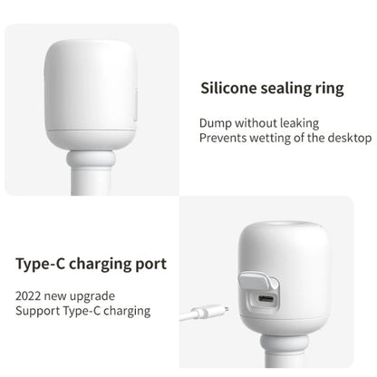 JisuLife JB07 Wireless High Mist Portable Humidifier, No Water Tank, Color: White 2200mAh by JisuLife