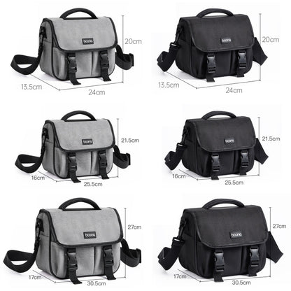 Baona BN-H017 Photography SLR / Micro Single Cross-Body Camera Storage Bag, Color: S Black - Strap Satchel by Baona | Online Shopping UK | buy2fix