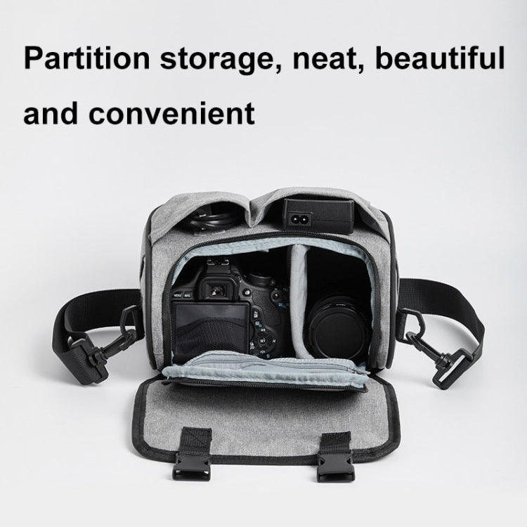 Baona BN-H017 Photography SLR / Micro Single Cross-Body Camera Storage Bag, Color: L Gray - Strap Satchel by Baona | Online Shopping UK | buy2fix