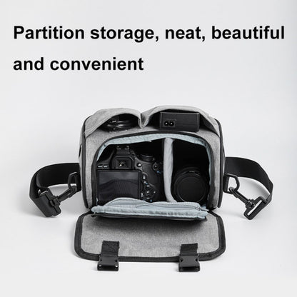 Baona BN-H017 Photography SLR / Micro Single Cross-Body Camera Storage Bag, Color: L Black - Strap Satchel by Baona | Online Shopping UK | buy2fix
