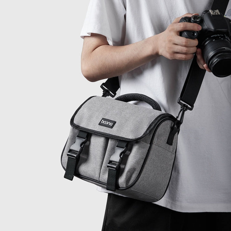 Baona BN-H017 Photography SLR / Micro Single Cross-Body Camera Storage Bag, Color: L Black - Strap Satchel by Baona | Online Shopping UK | buy2fix