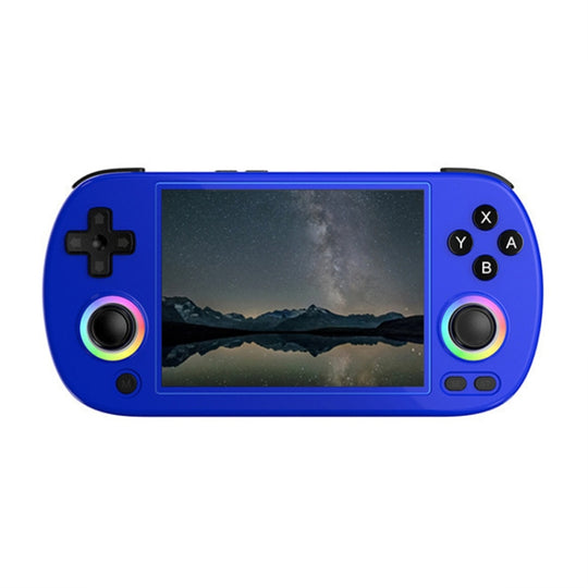 ANBERNIC RG40XXH WIFI Wireless Joystick Pocket Console HDMI Connection TV Online Sparring Game Console 128G(Blue)