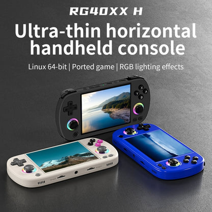 ANBERNIC RG40XXH WIFI Wireless Joystick Pocket Console HDMI Connection TV Online Sparring Game Console 64G(Gray) - Pocket Console by ANBERNIC | Online Shopping UK | buy2fix