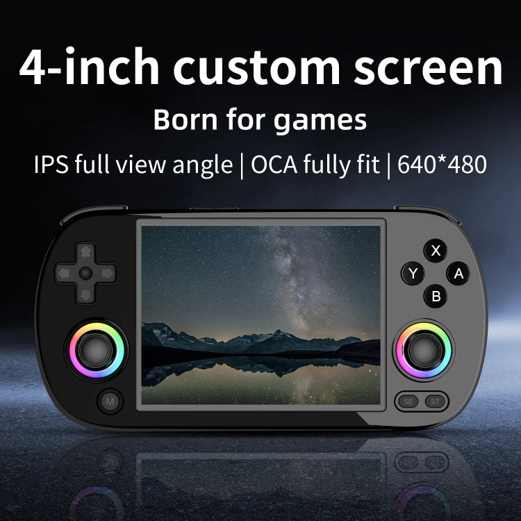 ANBERNIC RG40XXH WIFI Wireless Joystick Pocket Console HDMI Connection TV Online Sparring Game Console 64G(Gray) - Pocket Console by ANBERNIC | Online Shopping UK | buy2fix