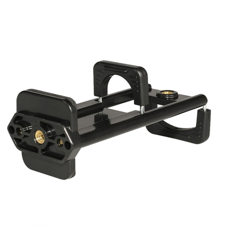 Desktop Live Dual-purpose Mobile Phone Holder Photography Tripod Tablet Clamp(Black) - Desktop Holder by buy2fix | Online Shopping UK | buy2fix