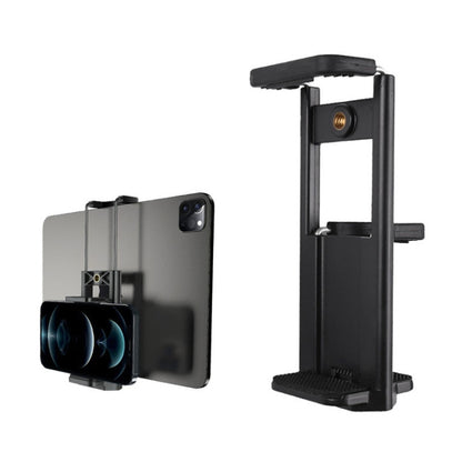 Desktop Live Dual-purpose Mobile Phone Holder Photography Tripod Tablet Clamp(Black) - Desktop Holder by buy2fix | Online Shopping UK | buy2fix