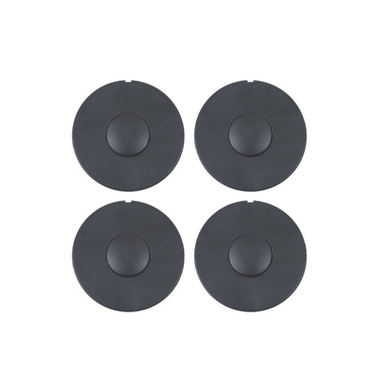 For 2024 Tesla Model 3 4pcs /Set Wheel Center Cover Modification Accessories(Matte Black)