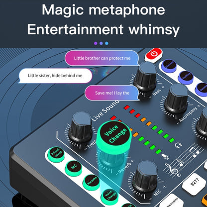 M8 Recording And Singing Live Bluetooth Sound Card Set, Color: Black+Black Cantilever Earphone by buy2fix