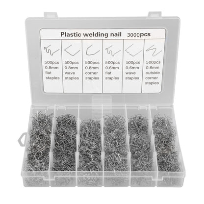 3000pcs /Set Boxed Car Bumper Broken Repair Welding Wire Nails - Trunk & Bumper Accessories by buy2fix | Online Shopping UK | buy2fix