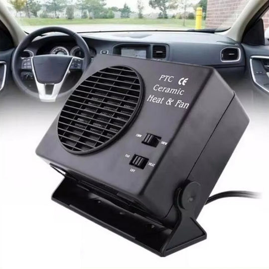 Car Heater Heating Fan Car Window Defroster(Black)