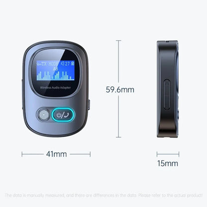 Bluetooth 5.3 Audio Adapter Receiver Transmitter MP3 Player Supports Wired Headset / TF Card - Audio Receiver Transmitter by buy2fix | Online Shopping UK | buy2fix