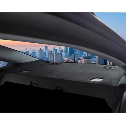 For 2024 Tesla Model 3 Rearwindow Car Suede Light-Proof Pad by buy2fix