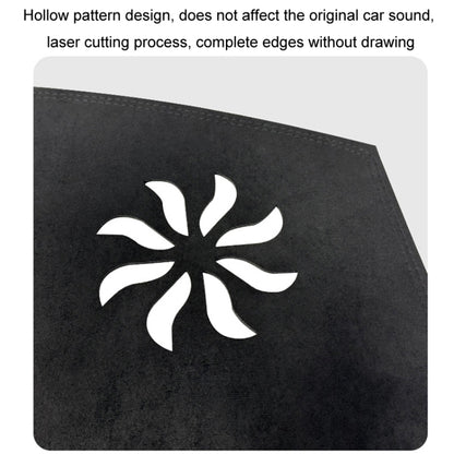 For 2024 Tesla Model Y Dashboard Car Suede Light-Proof Pad by buy2fix